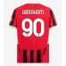 Maillot de foot AC Milan Tammy Abraham #90 Domicile vêtements 2024-25 Manches Courtes